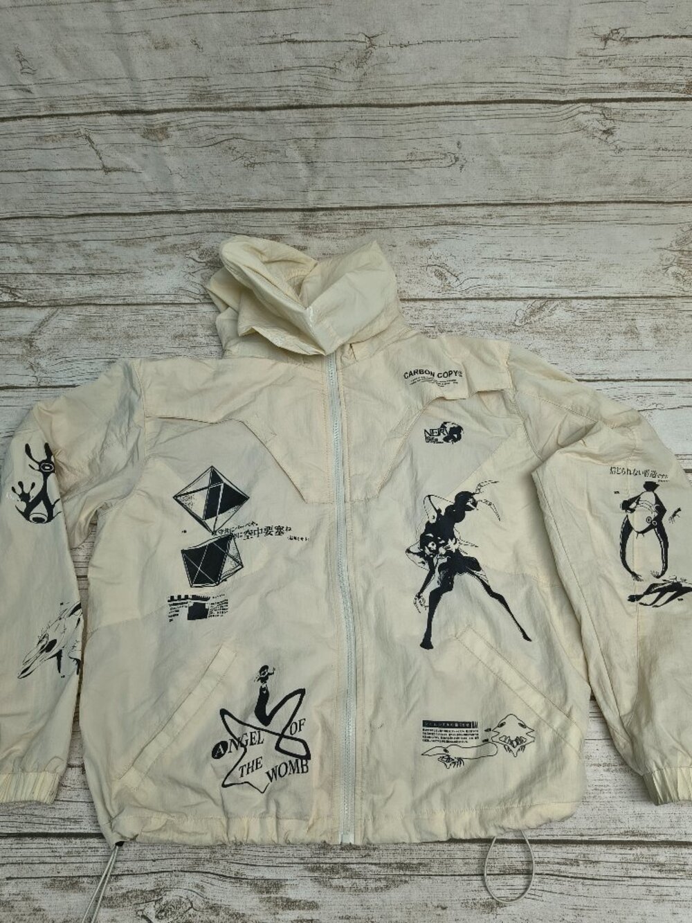 Carbon Copy All Angels Windbreaker Japan Street Wear Men Size Large